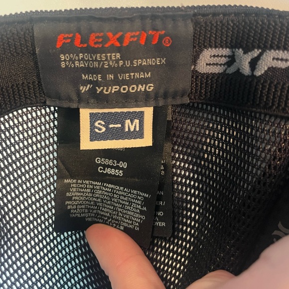 Hurley Monterey Trucker Flex Hat - Charcoal. Size Small - Picture 6 of 7